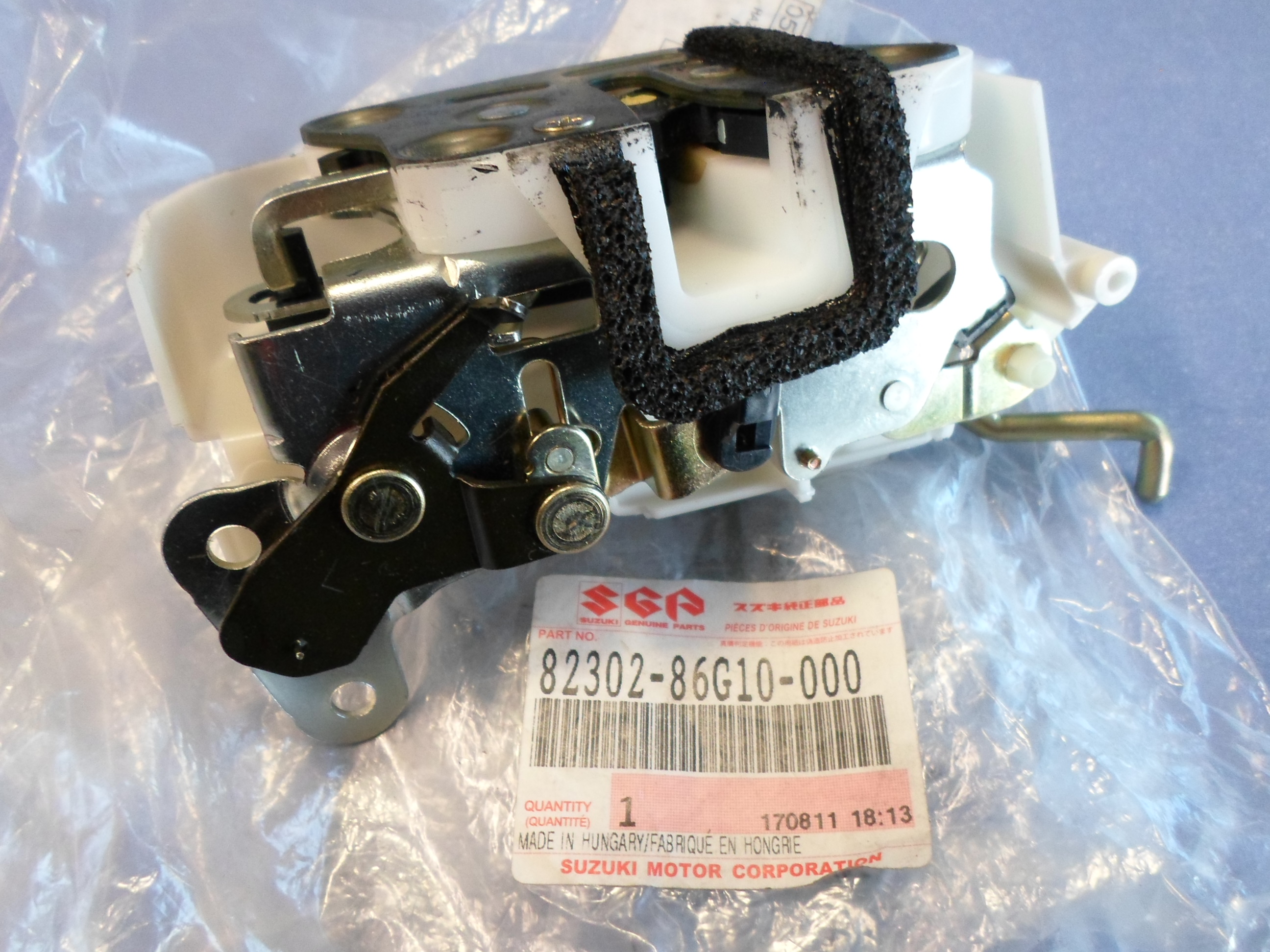 Ajtzr szerkezet hts bal mechanikus Suzuki Ignis 2002-2006, gyri