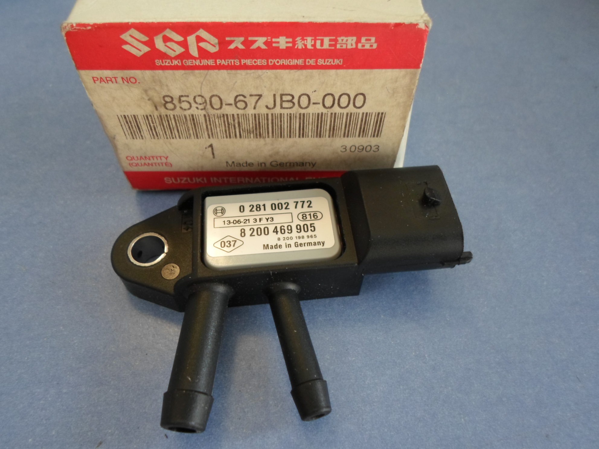 DPF nyom�s �rz�kel� Suzuki Grand Vitara 1.9td 2006-, gy�ri