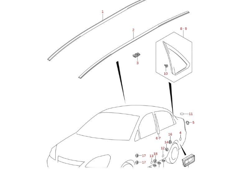 Tet�diszl�c  jobb Suzuki Liana 4dr 2001-2005, gy�ri